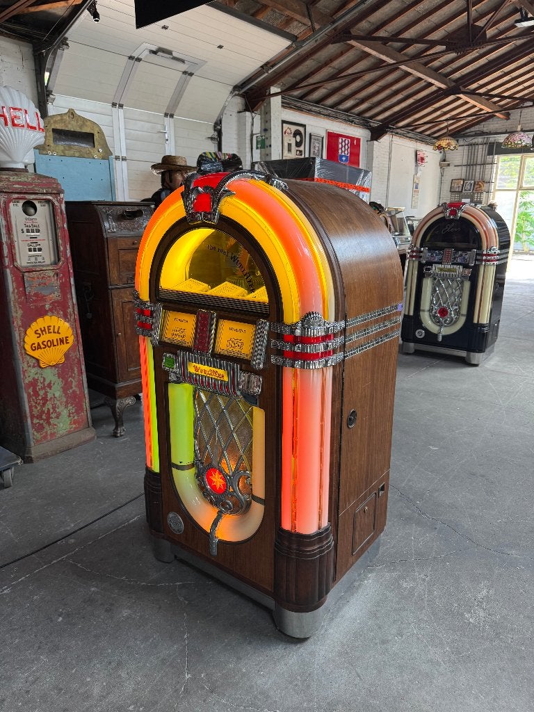 Wurlitzer 1015 OMT CD-50 Type 20/16 jukebox met bubbeltubes, Ophalen, Wurlitzer
