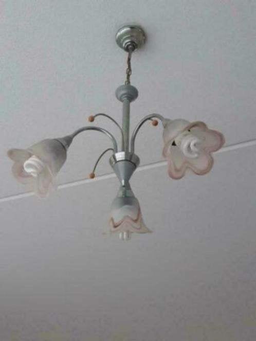 Hanglampen 3 stuks, Ophalen, Gebruikt, Glas