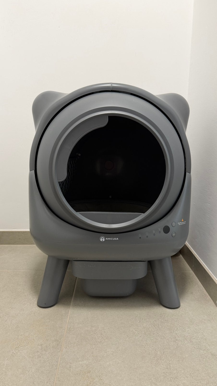 Amicura zelfreinigende kattenbak – zo goed als nieuw, Dieren en Toebehoren, Ophalen, Zo goed als nieuw