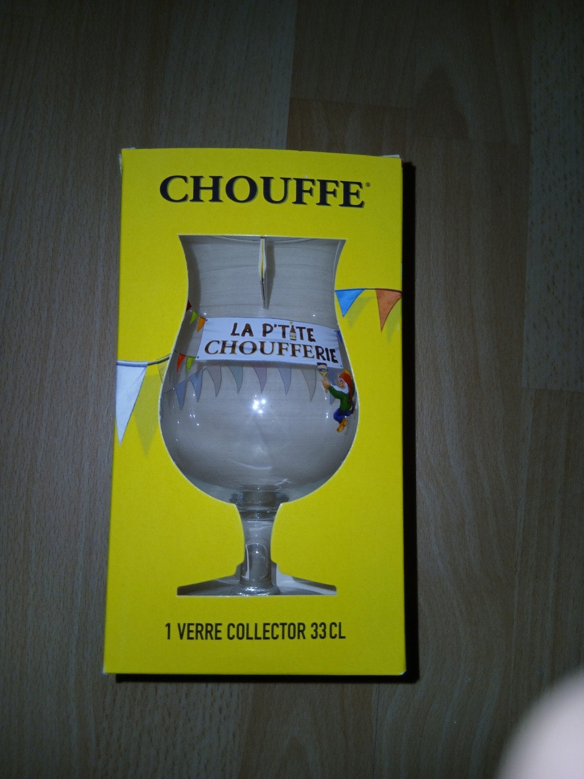 la chouffe p tite choufferie glas, Ophalen