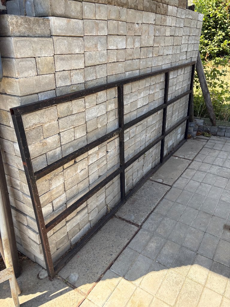 Hek metaal, Tuin en Terras, Ophalen, Gebruikt, IJzer, Spijlenhekwerk