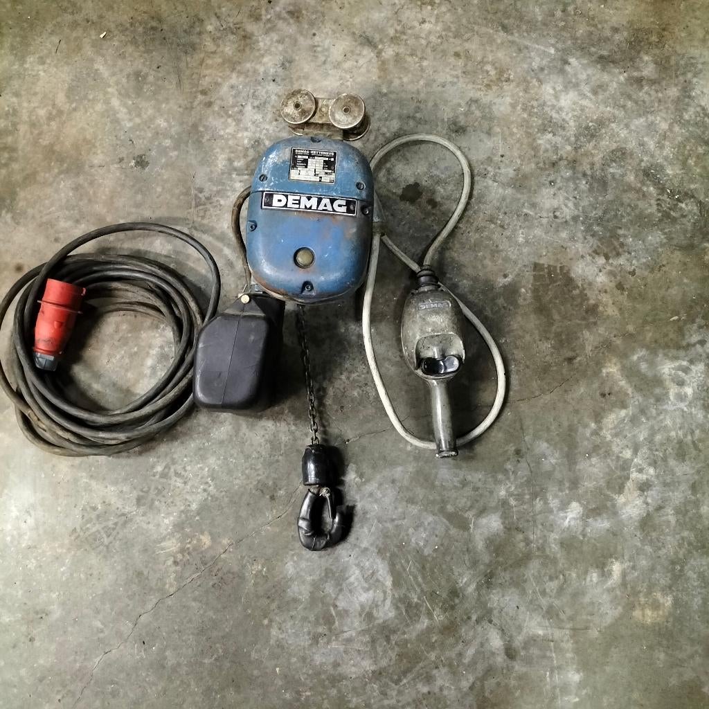 demag takel, Ophalen, Gebruikt, Elektrisch