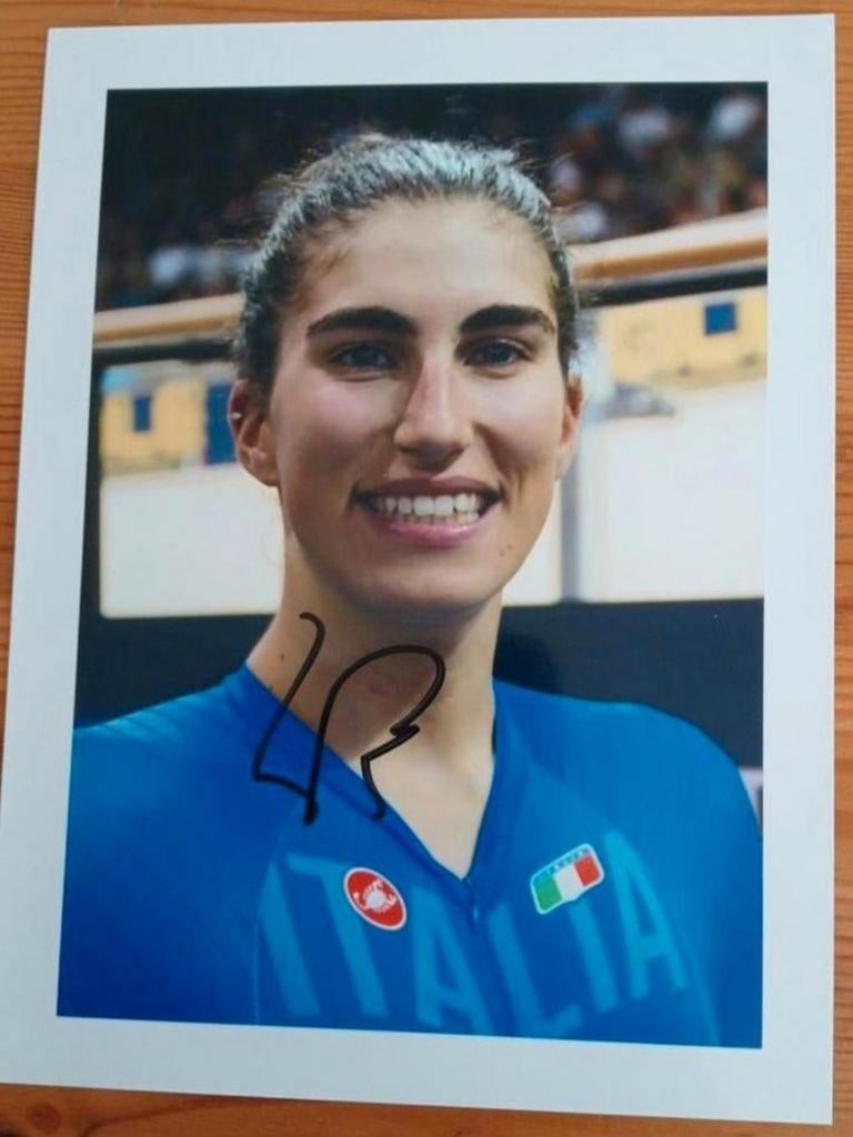 Gesigneerde foto van Elisa Balsamo., Envoi, Neuf