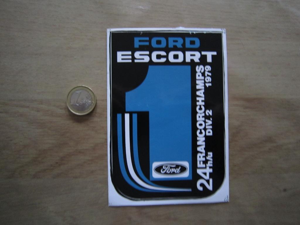 Retro/vintage sticker - Autosport Ford Escort, Ophalen of Verzenden, Zo goed als nieuw, Sport