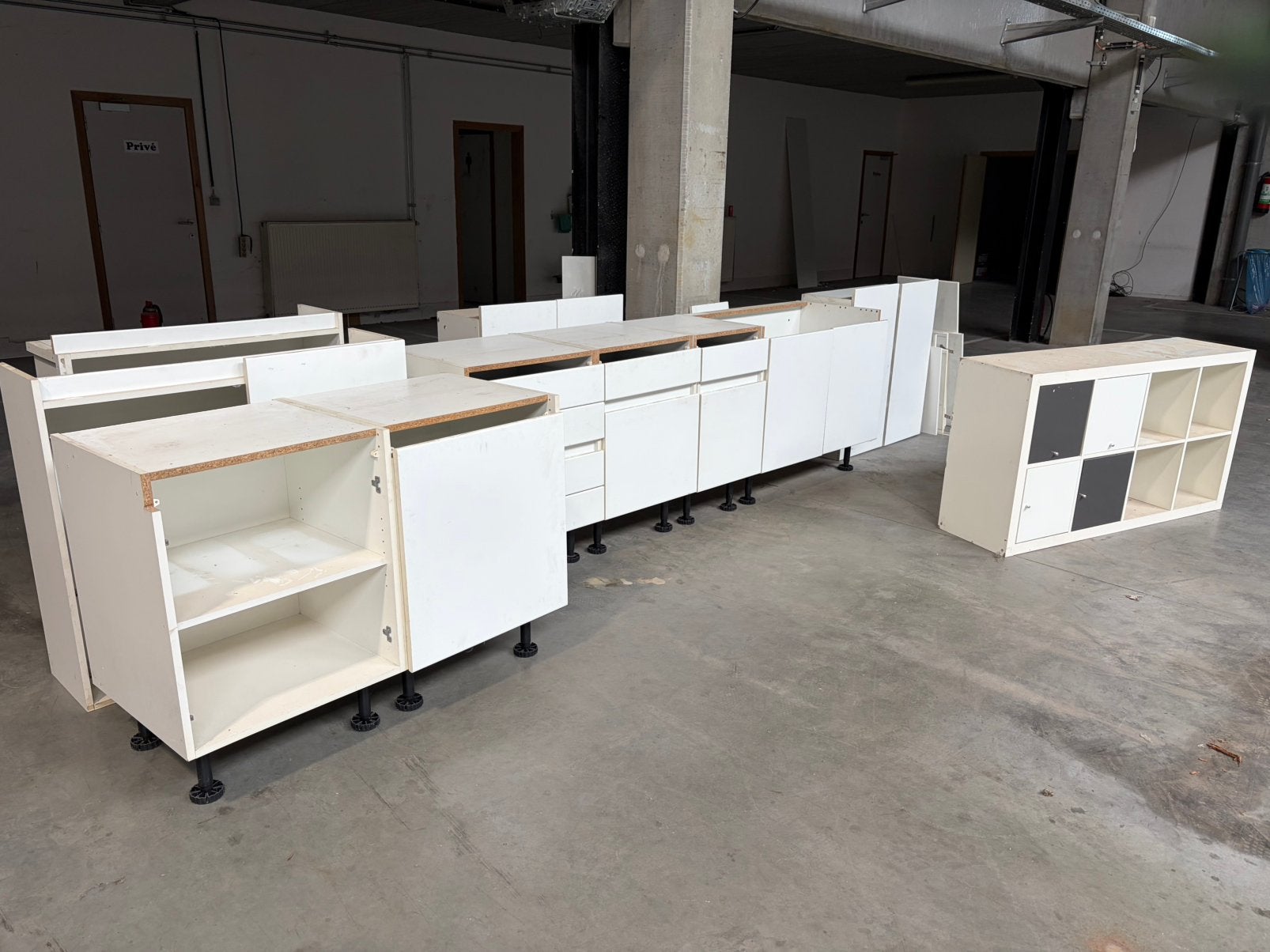 Armoires de cuisine gratuites., Maison & Meubles, Enlèvement, Comme neuf