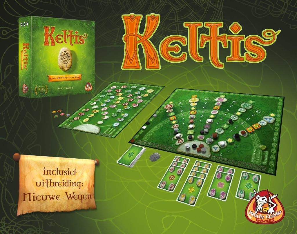 NIEUW in folie Keltis BORDSPEL White Goblin Games, Ophalen of Verzenden, Nieuw, White Goblin Games