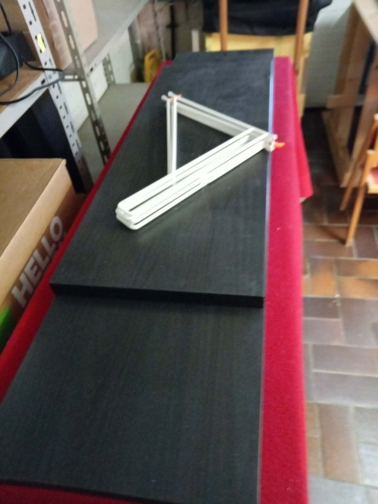 Ikea wandplank Bergshult zwart, Enlèvement