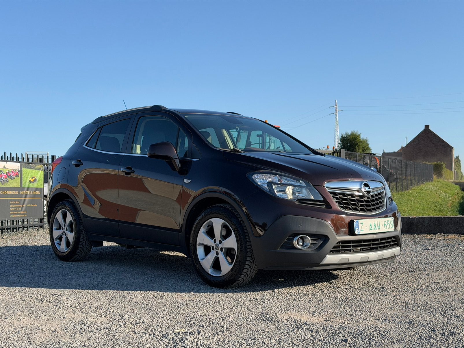 Opel Mokka 1.4 benzine, 45.000 km, Navigatie, Cruis, Auto's, Monovolume, Bruin, Leder, Cruise Control