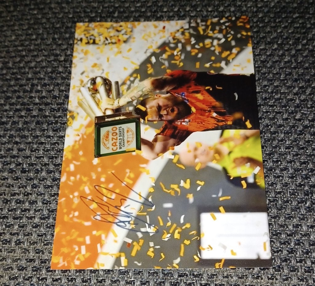 Photo dédicacée (impression) ; Michael Smith # Darts, Enlèvement ou Envoi, Neuf, Autres types