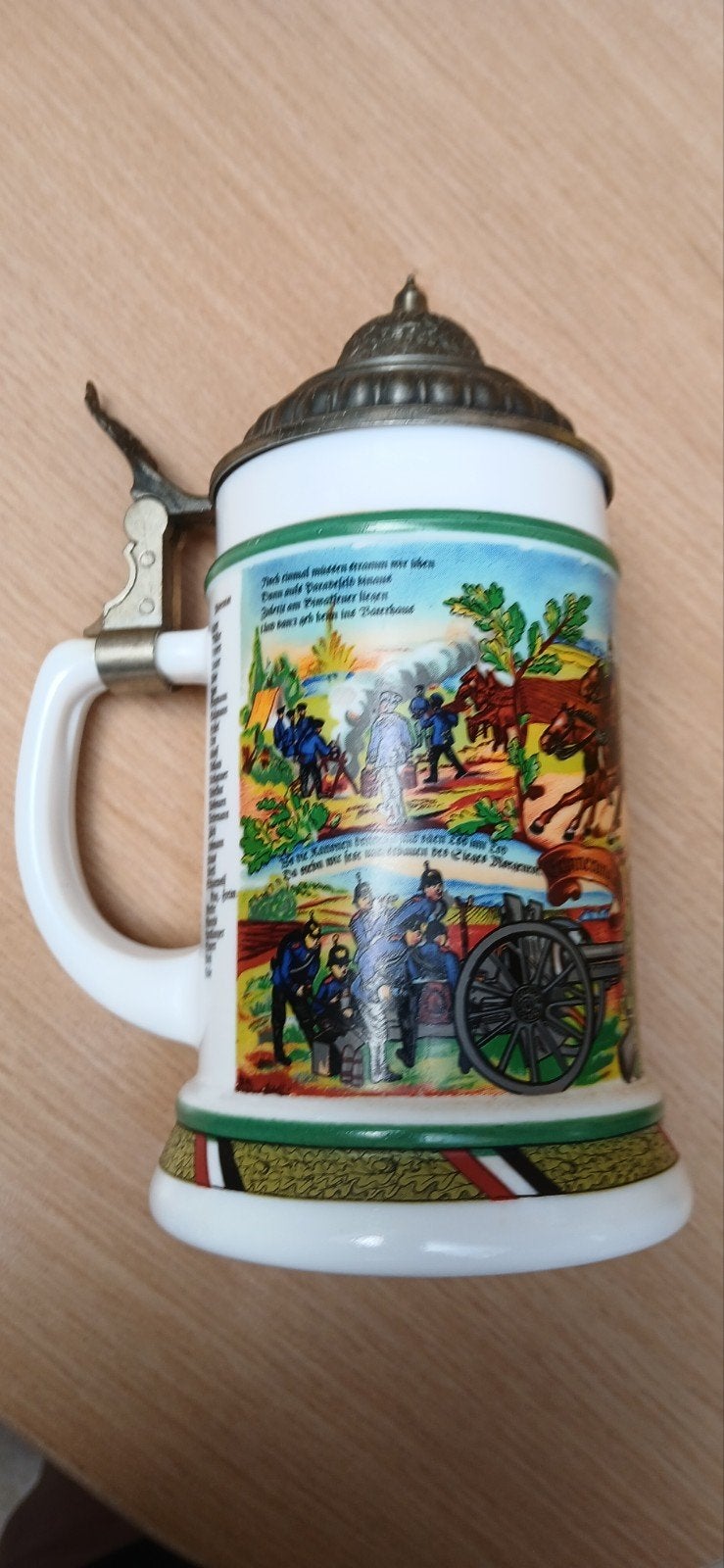 Chope Allemande ww1collection réserviste Bavarois Artillerie, Antiquités & Art, Enlèvement ou Envoi