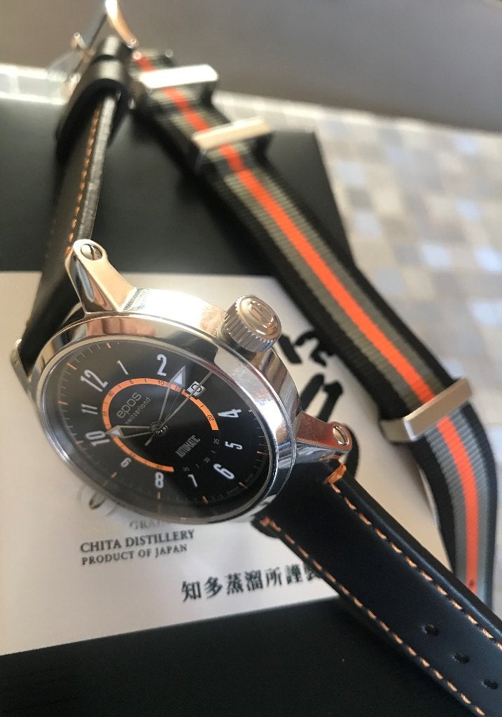 EPOS SWITZERLAND, Montre-bracelet, Acier, Enlèvement, Utilisé
