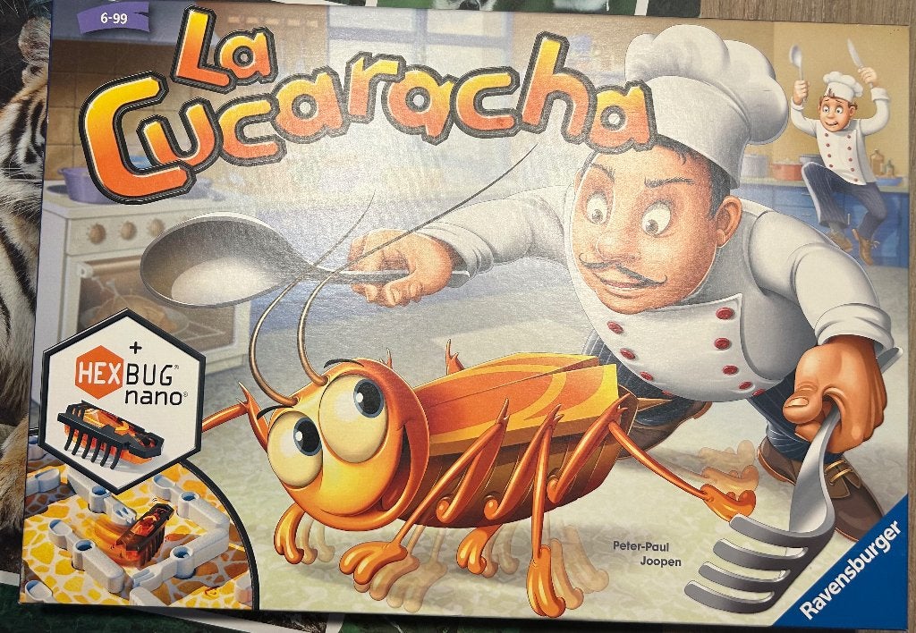 La cucaracha, Trois ou quatre joueurs, Enlèvement, Comme neuf, Ravensburger