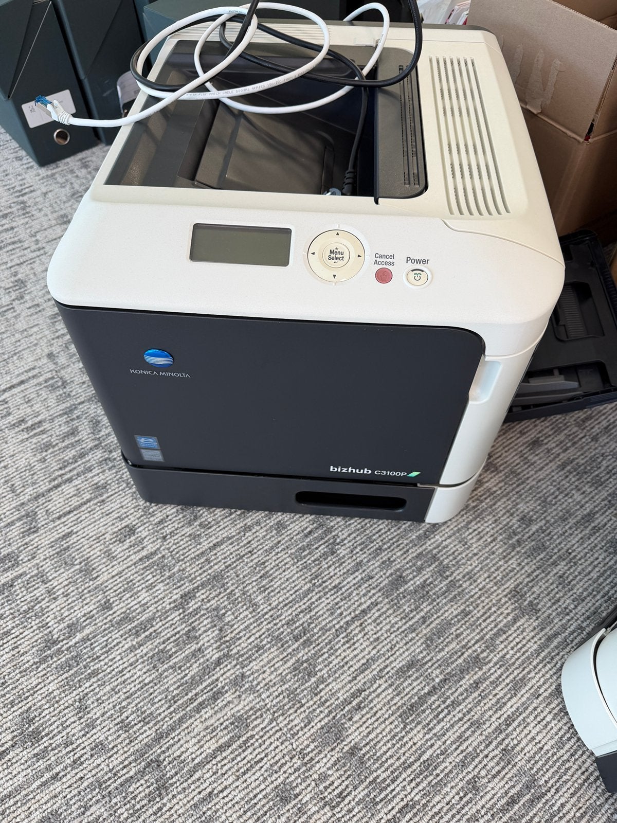 Konica minolta bizhub c3100P pribter, Computers en Software, Ophalen, Kleur printen, Printer, Zo goed als nieuw