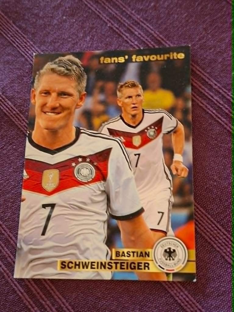 Panini / Voetbalkaart / Bastian Schweinsteiger / Duitsland, Ophalen of Verzenden, Zo goed als nieuw, Spelerskaart