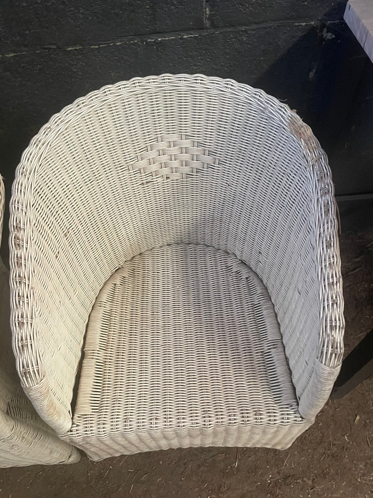 Fauteuil en osier, Enlèvement, Comme neuf