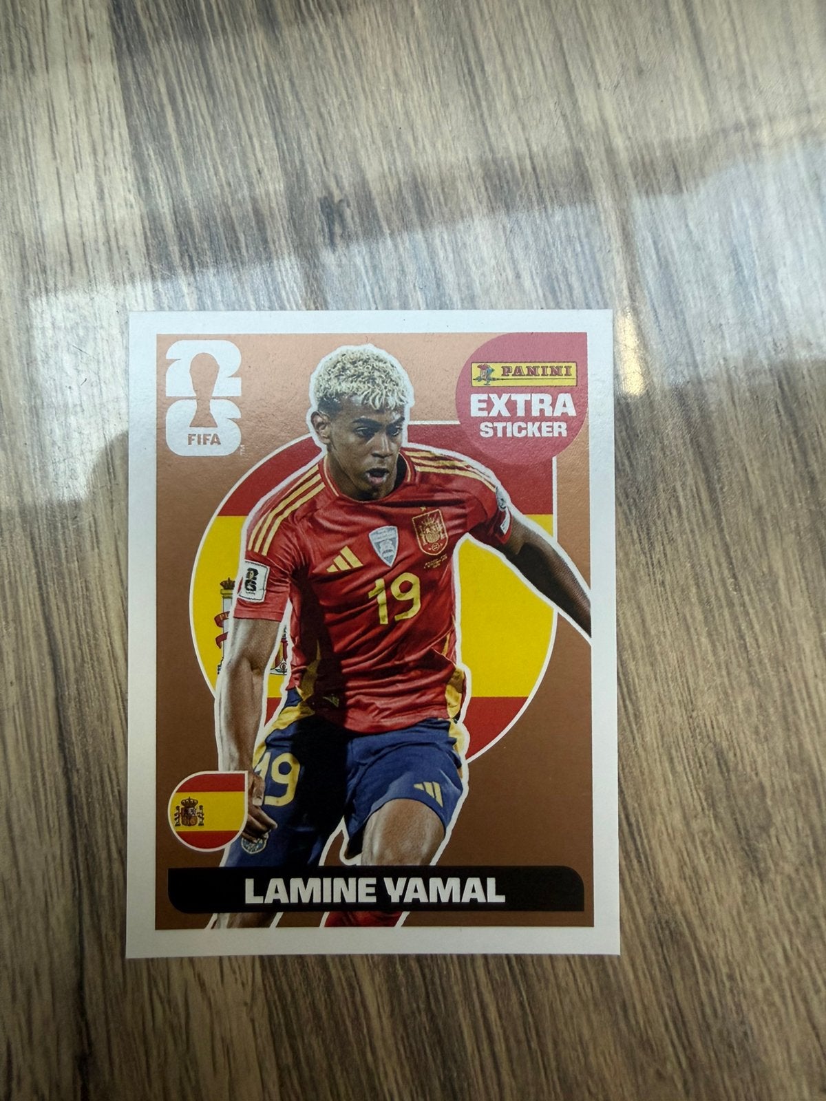 Lamine Yamal extra sticker panini 2026, Verzenden, Zo goed als nieuw, Sticker