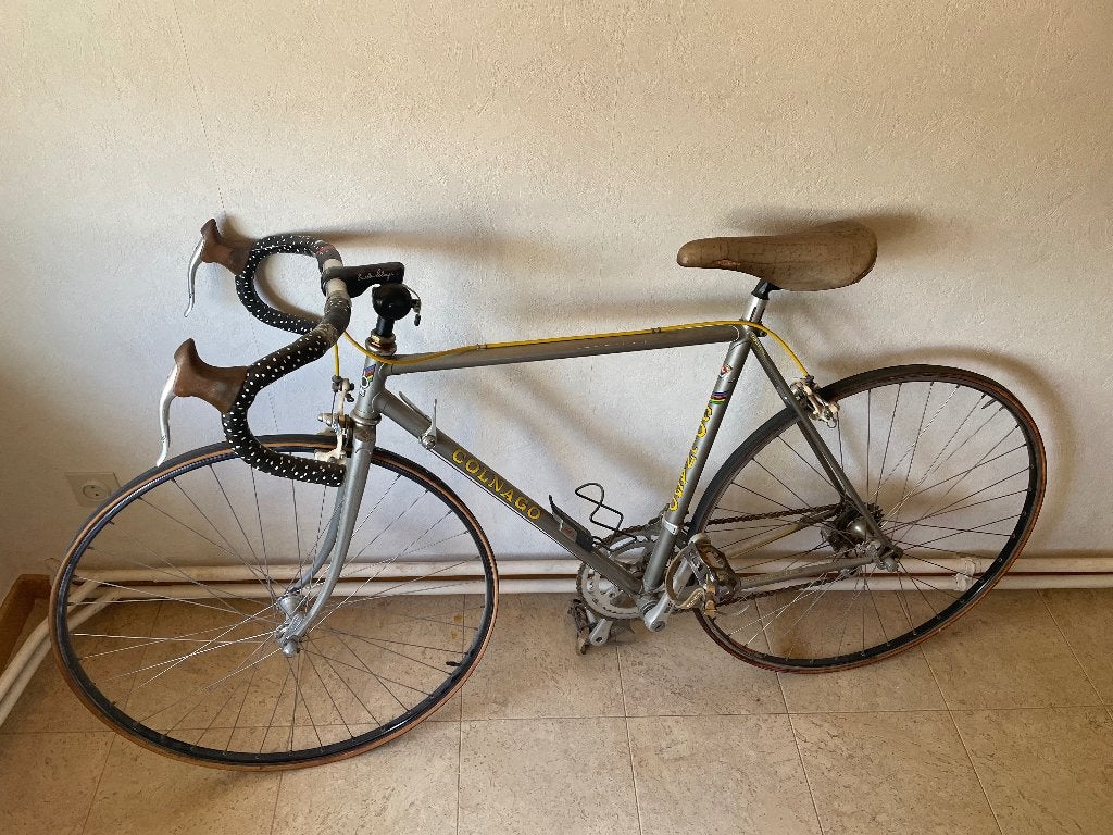 Vélo Colnago vintage, Autres marques, 10 à 15 vitesses, Frein sur jante, 49 à 53 cm