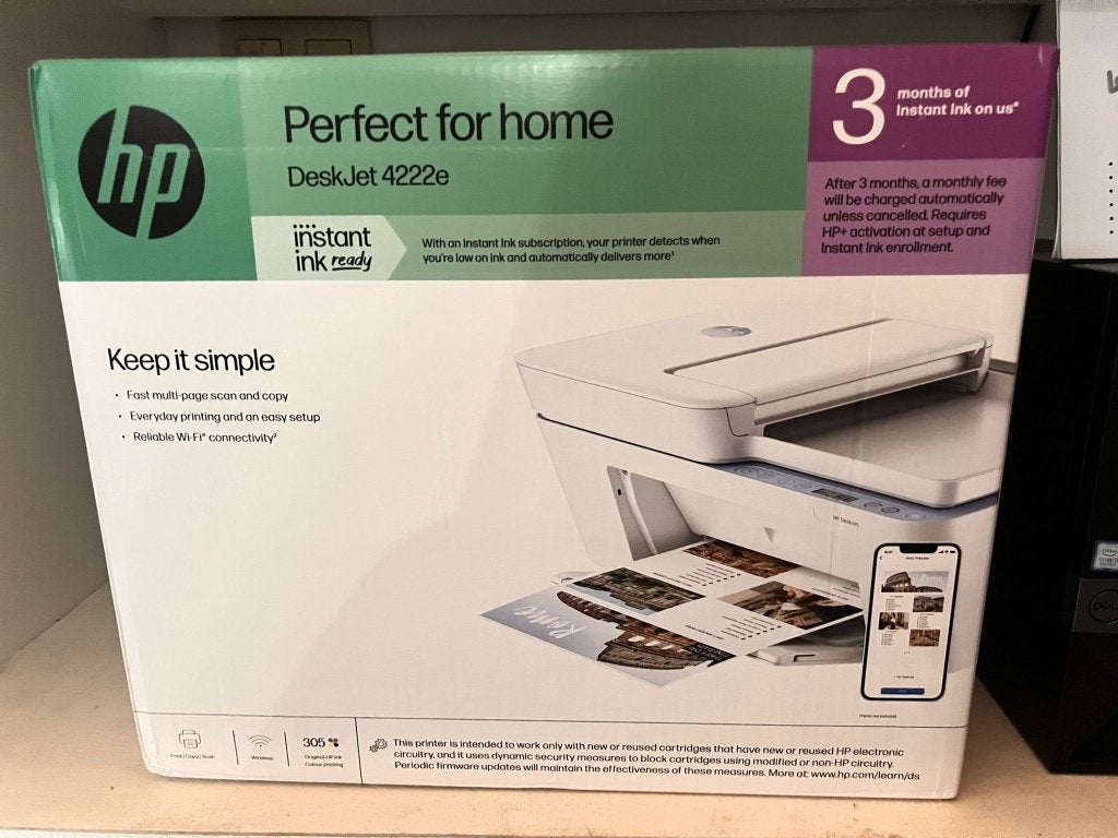 hp DeskJet 4222e printer, Ophalen, Nieuw, Printer, HP