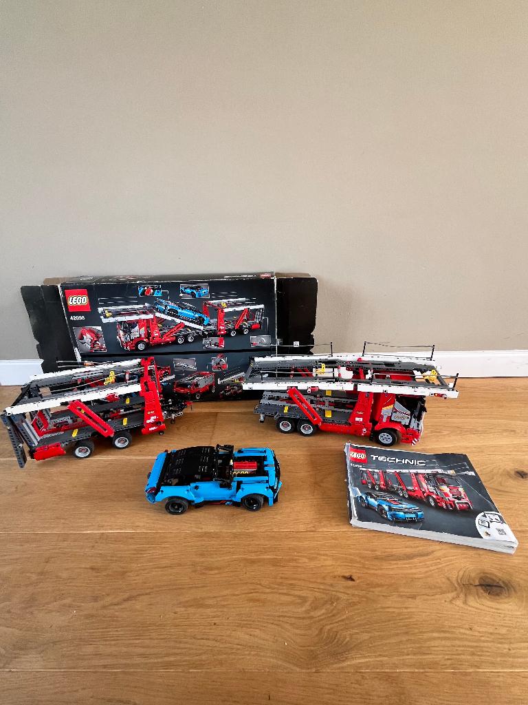 Camion transporteur lego technic 42098, Ophalen, Compleet, Gebruikt, Lego