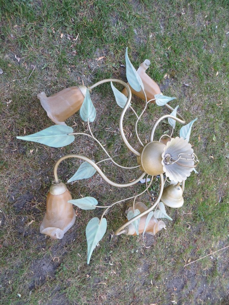 Suspenion vintage, Maison & Meubles, Enlèvement ou Envoi, Comme neuf, Verre, VINTAGE