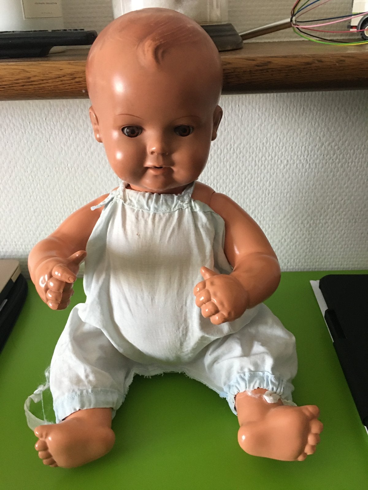 Schildpadpopje, Verzamelen, Poppen, Ophalen of Verzenden, Zo goed als nieuw