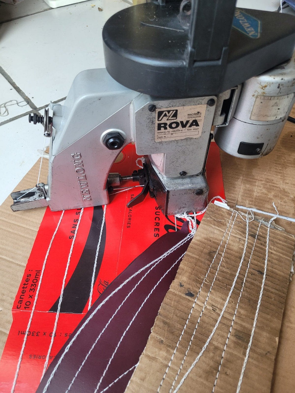 Naaimachine voor tassen van Newlong, Hobby en Vrije tijd, Ophalen of Verzenden, Naaimachine