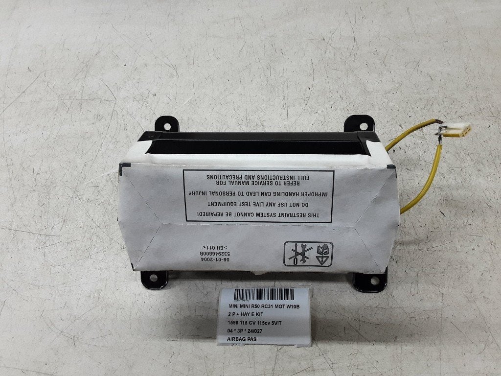 AIRBAG PASSAGER Mini Mini One / Cooper (R50) (7056934), Mevr. I. Hauben, Rue de l'Espoir 34 34
4030  GRIVEGNÉE, BE, Info@Collignon.be