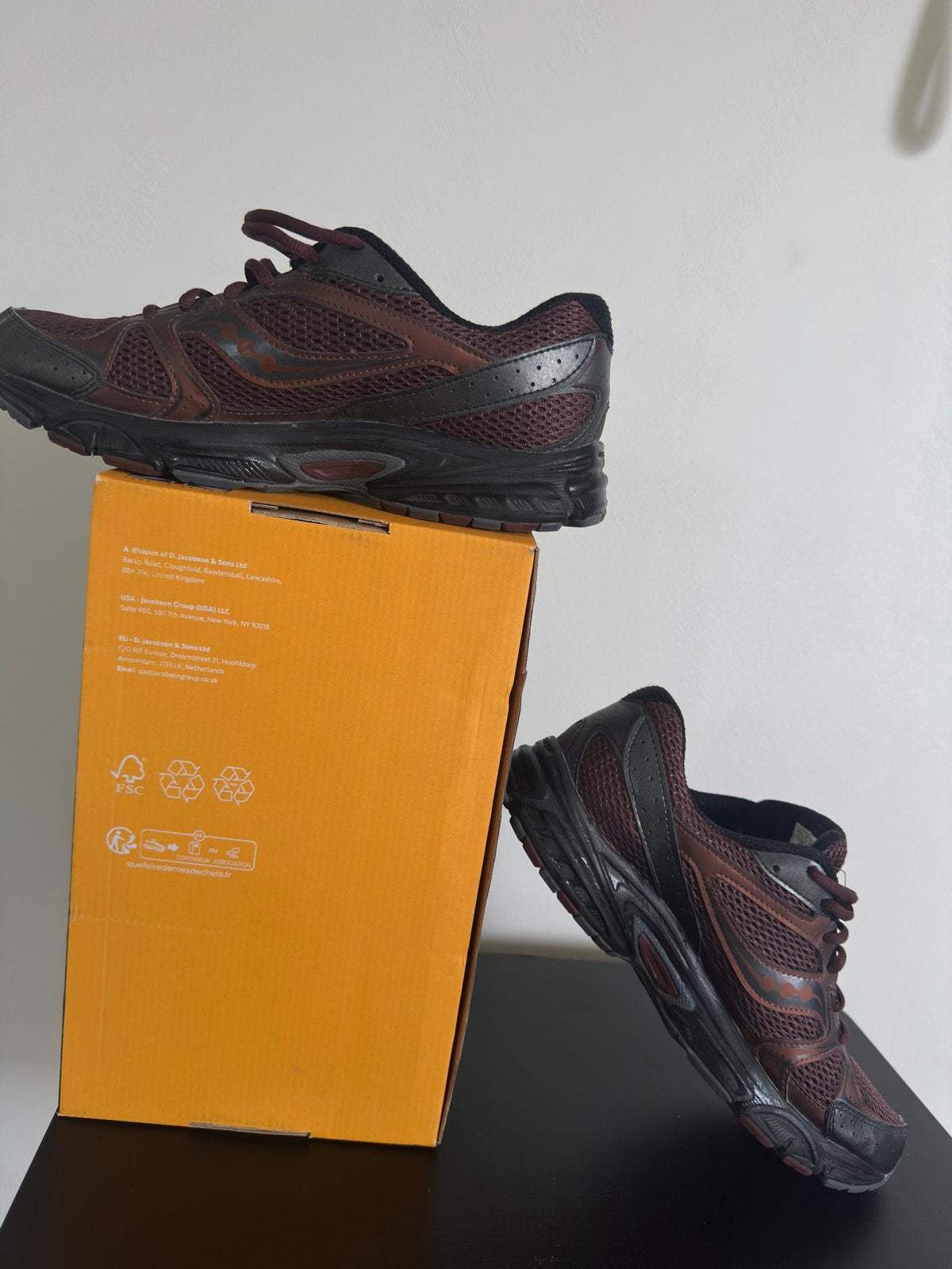 Saucony bronze/metallic 44, Ophalen, Zo goed als nieuw, Sneakers