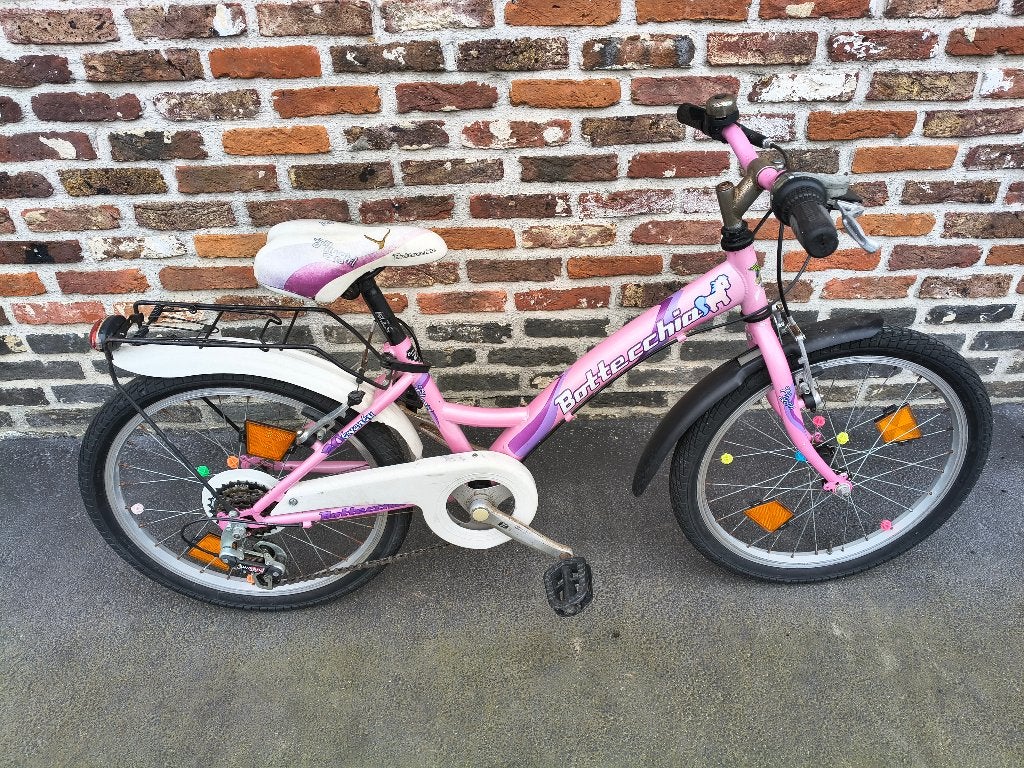 Kinderfietsje meisje, Fietsen en Brommers, Ophalen, Gebruikt, Velgrem, 16 tot 20 inch