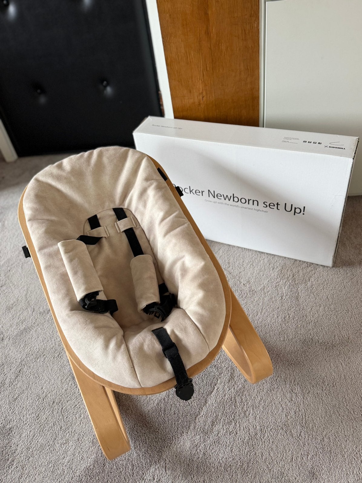 Kidsmill Up! Rocker newborn, Enlèvement, Comme neuf