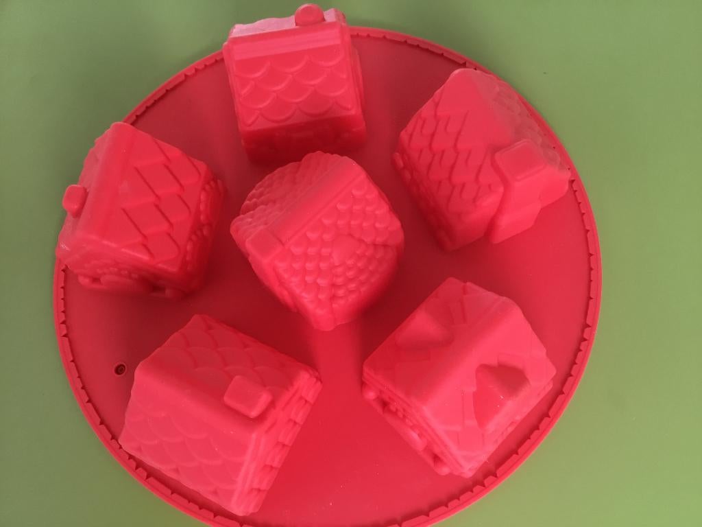 Craft Lab Siliconen bakvorm huisjes, Ophalen, Nieuw, Cupcakes, Bakvorm