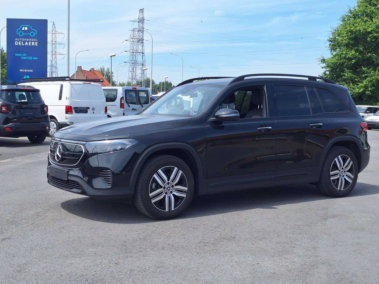 Mercedes-Benz EQB 250 Business Line Prachtstaat! Nightpakket, Auto's, Automaat, Gebruikt, Zwart, 5 zetels