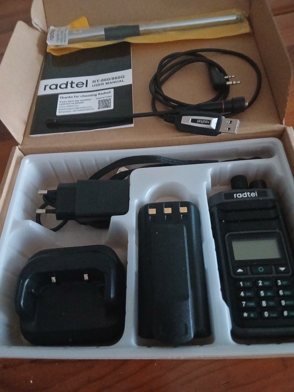 radtel rt860 antenne 27mhz et câble programmation, Ophalen