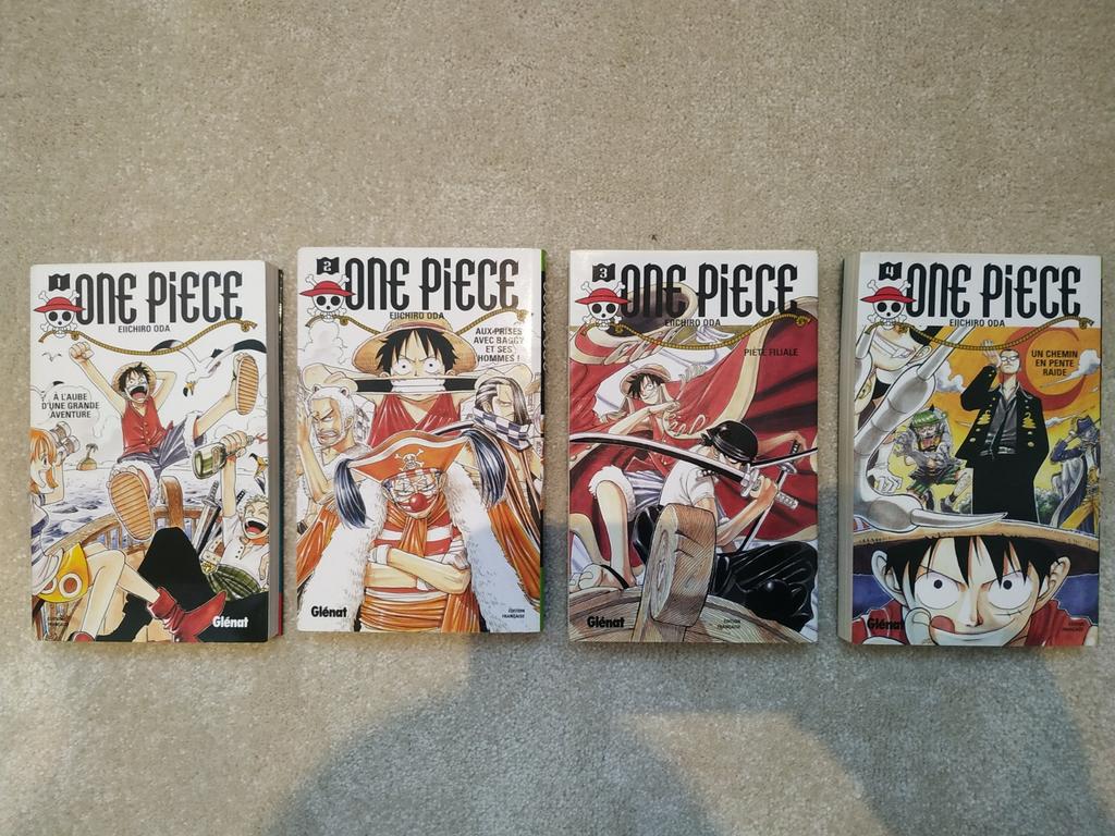 4 mangas One piece à vendre - tomes 1 à 4, Boeken, Ophalen of Verzenden