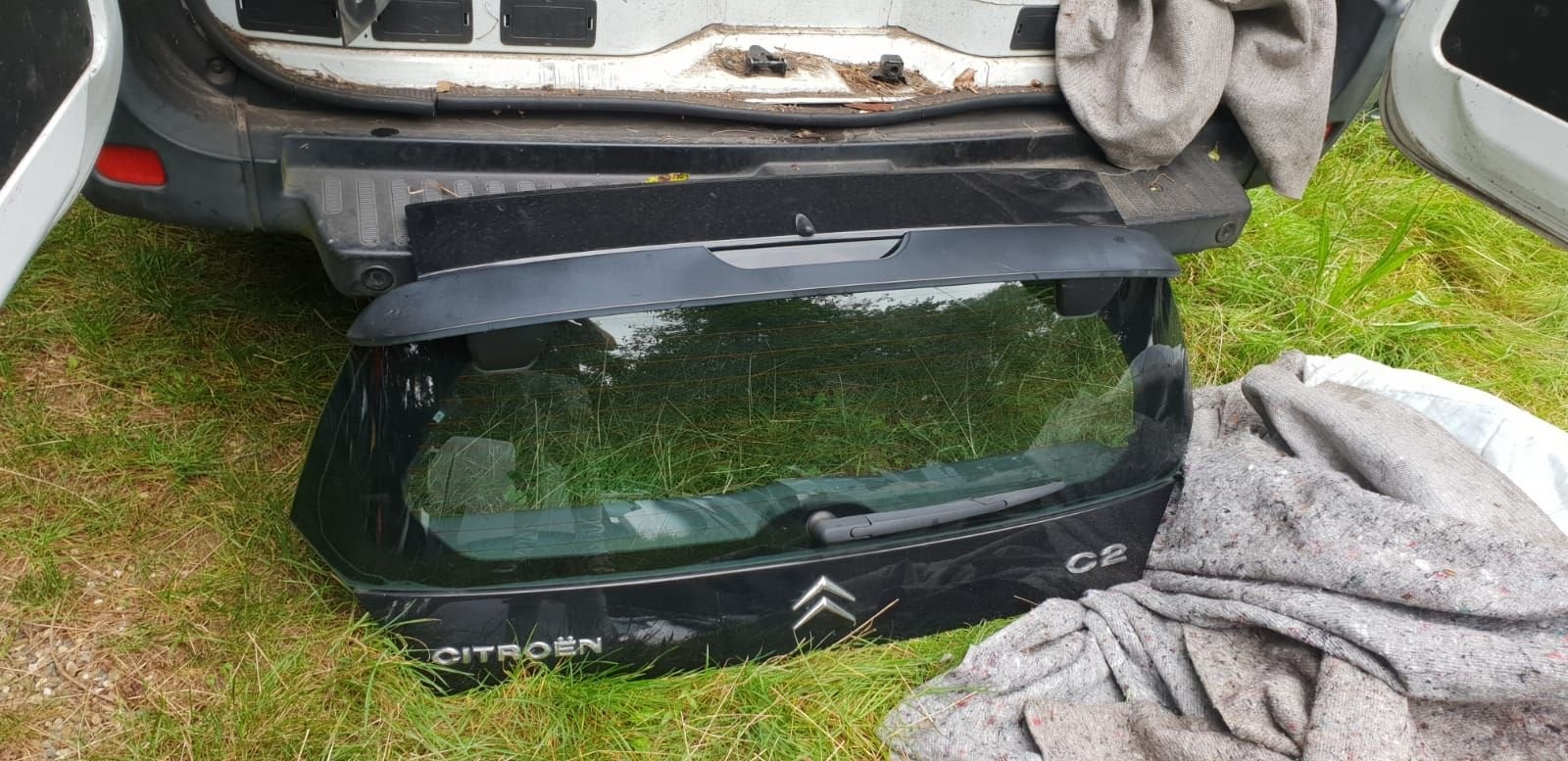 CITROËN C2 ACHTERKLEP +,SPOILER, Gebruikt, -, Ophalen of Verzenden, Achter