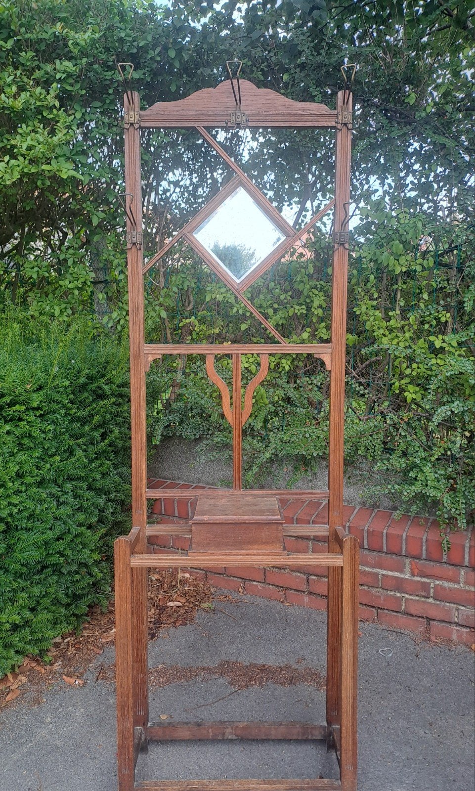 porte-manteau ancien en bois, Enlèvement ou Envoi, Bois