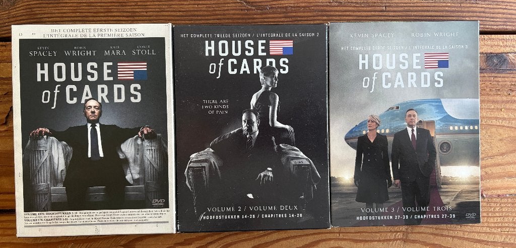 DVD - Le château de cartes (1-2-3), CD & DVD, Enlèvement ou Envoi, Saison 1, Néerlandais, À partir de 16 ans