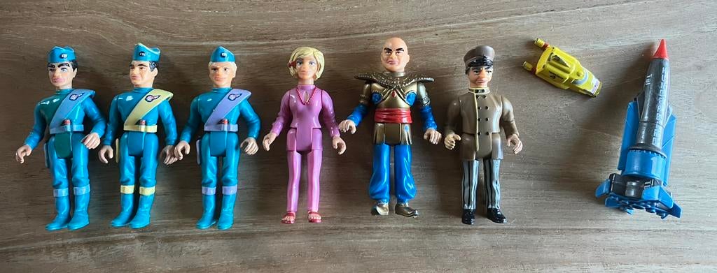 Set Thunderbirds figuren, Verzamelen, Ophalen of Verzenden, Gebruikt