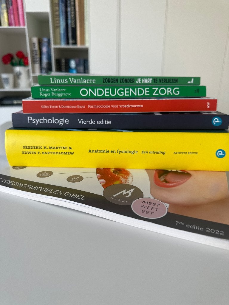 Studieboeken vroedkunde/zorg, Overige vakken, Diverse auteurs, Ophalen of Verzenden, Zo goed als nieuw