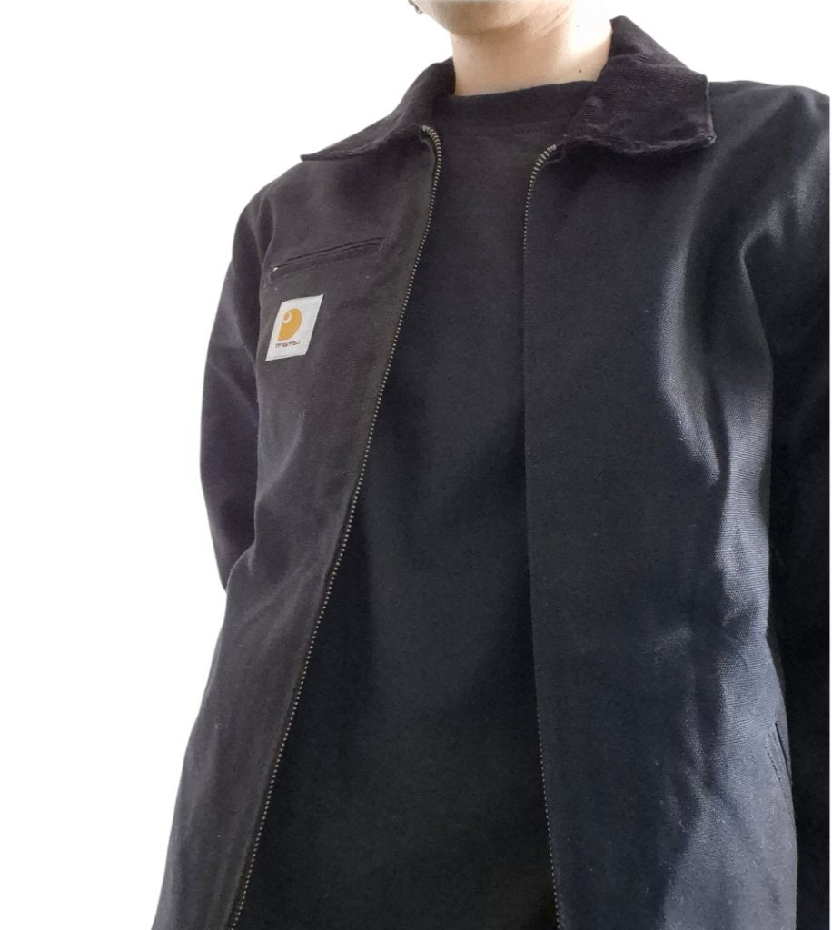 Carhartt WIP Detroit Jacket (Winter), Kleding | Heren, Zwart, Carhartt, Ophalen of Verzenden, Zo goed als nieuw
