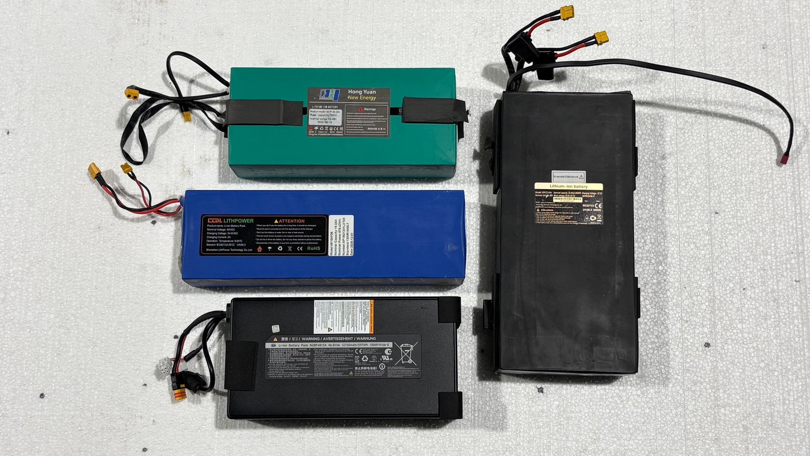 Li-ion E-step/E-bike batterijen te koop, Ophalen, Gebruikt