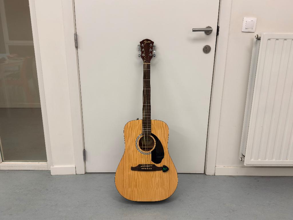 Fender FA-125 Dreadnought Natural akoestische westerngitaar, Ophalen, Zo goed als nieuw, Western- of Steelstringgitaar