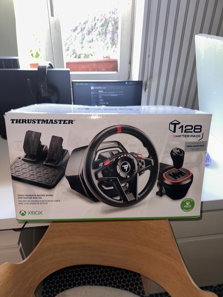 T128 Shifter Pack voor xbox en pc, Games en Spelcomputers, Ophalen, Xbox, Force feedback, Zo goed als nieuw