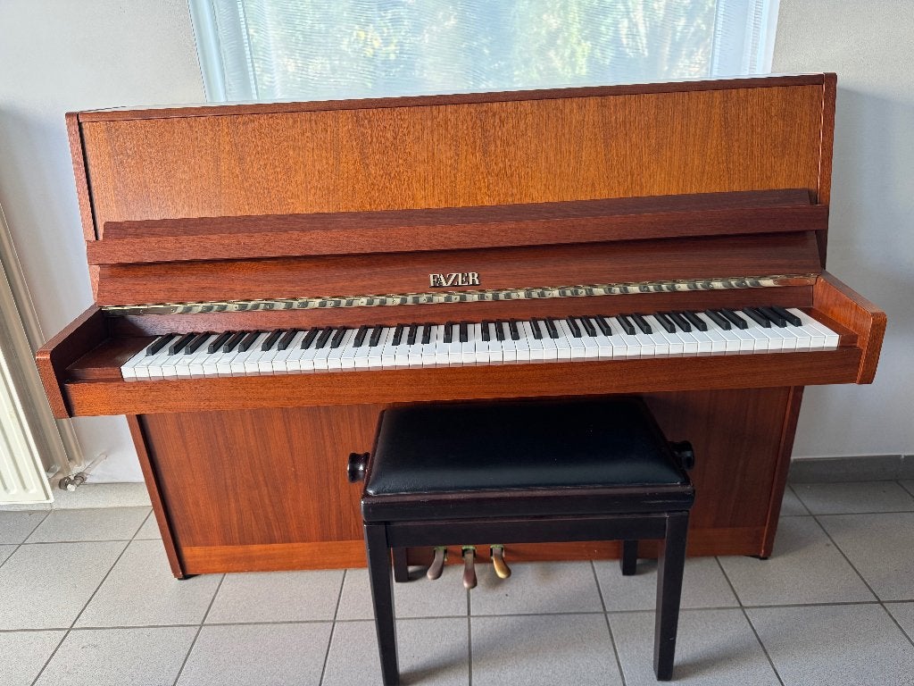 Fazer piano Finland 1988, Musique & Instruments, Enlèvement, Utilisé, Brun, Piano