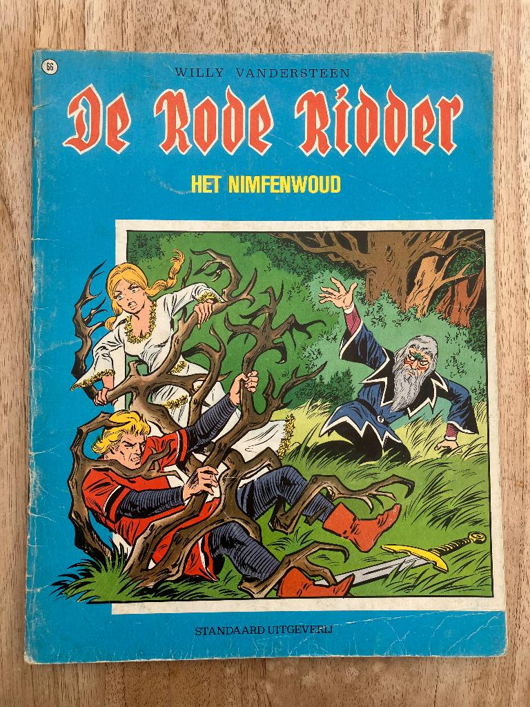 De Rode Ridder - 66 - Het nimfenwoud, Eén stripboek, Ophalen of Verzenden, Gelezen, Willy Vandersteen