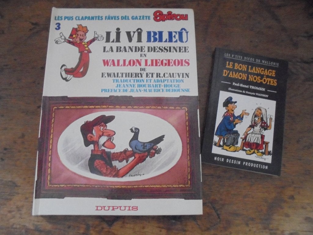 2 LIVRES en WALLON F. WALTERY Edition DUPUIS NEUF, Neuf, Enlèvement, Plusieurs BD, Walthery