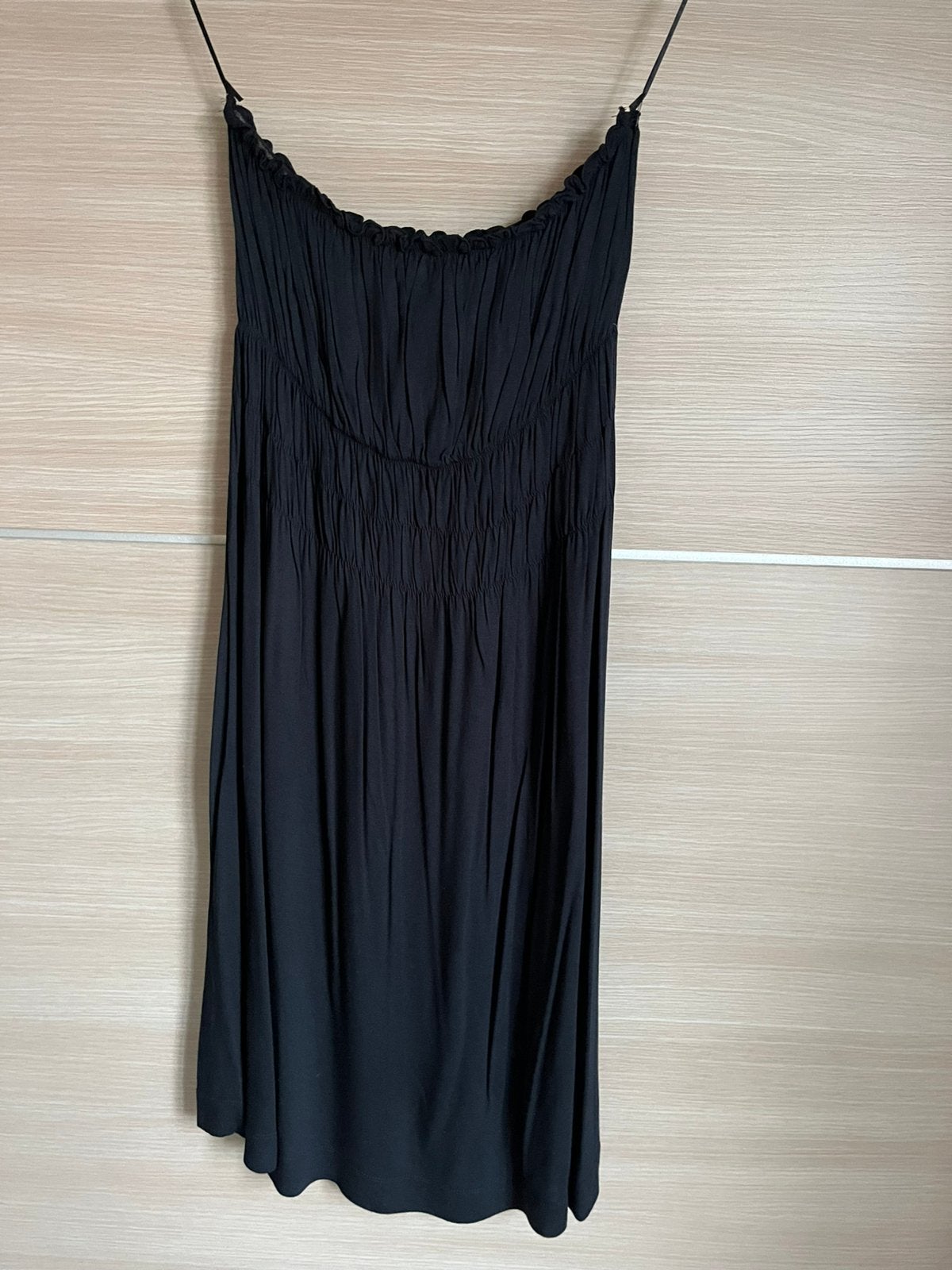 Zwarte strapless jurk - maat 38/40, Ophalen of Verzenden, Maat 38/40 (M), Zwart