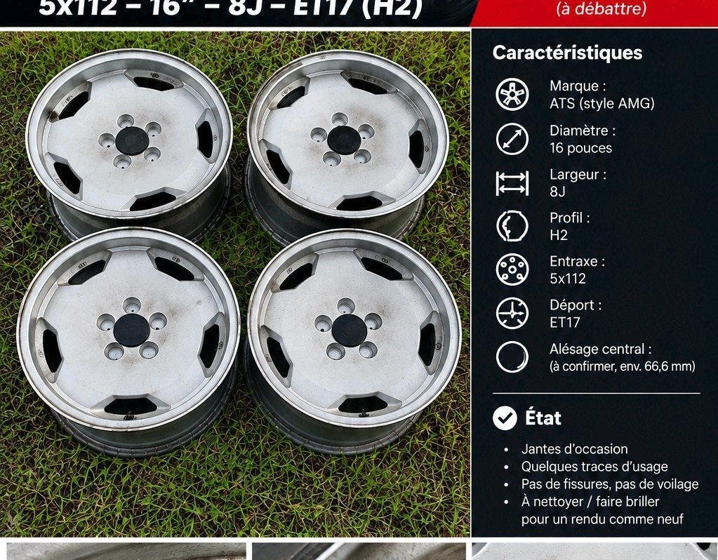monoblock Mercedes, Autos, Particulier, Achat