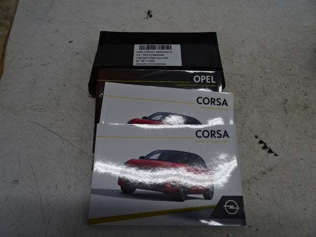 INSTRUKTIEBOEK Opel Corsa F (UB / UH / UP) (01-2019/-), Auto-onderdelen, Gebruikt, Opel