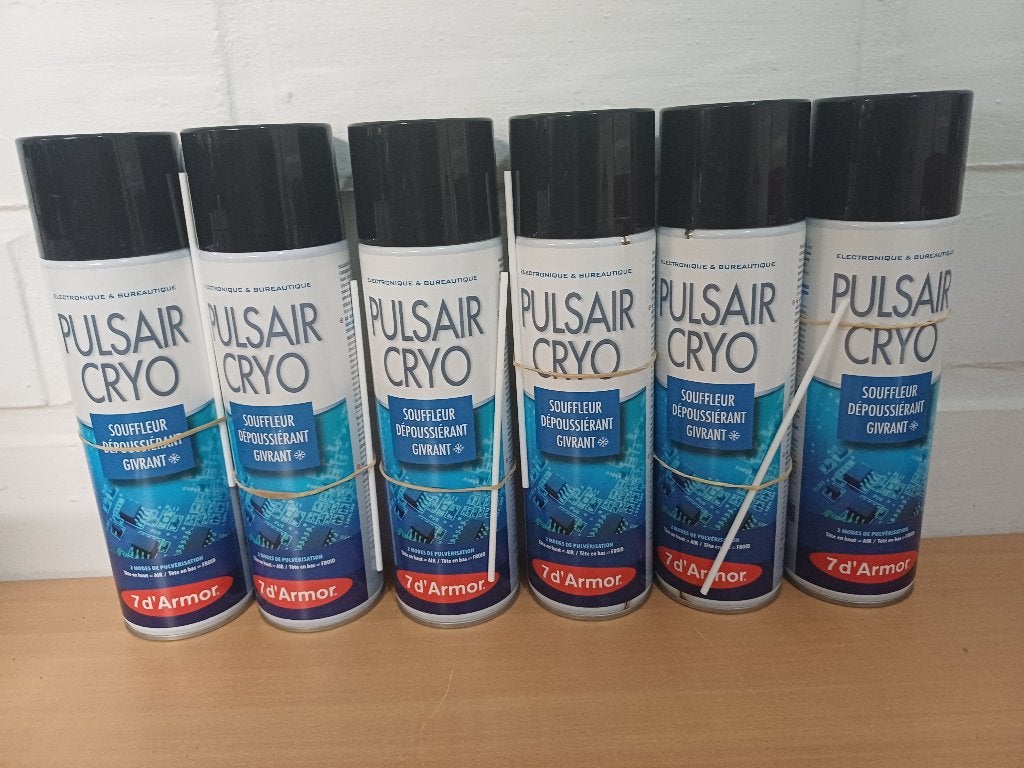 Perslucht 6x, Ophalen